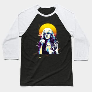 80s Retro - Stevie Nicks Baseball T-Shirt